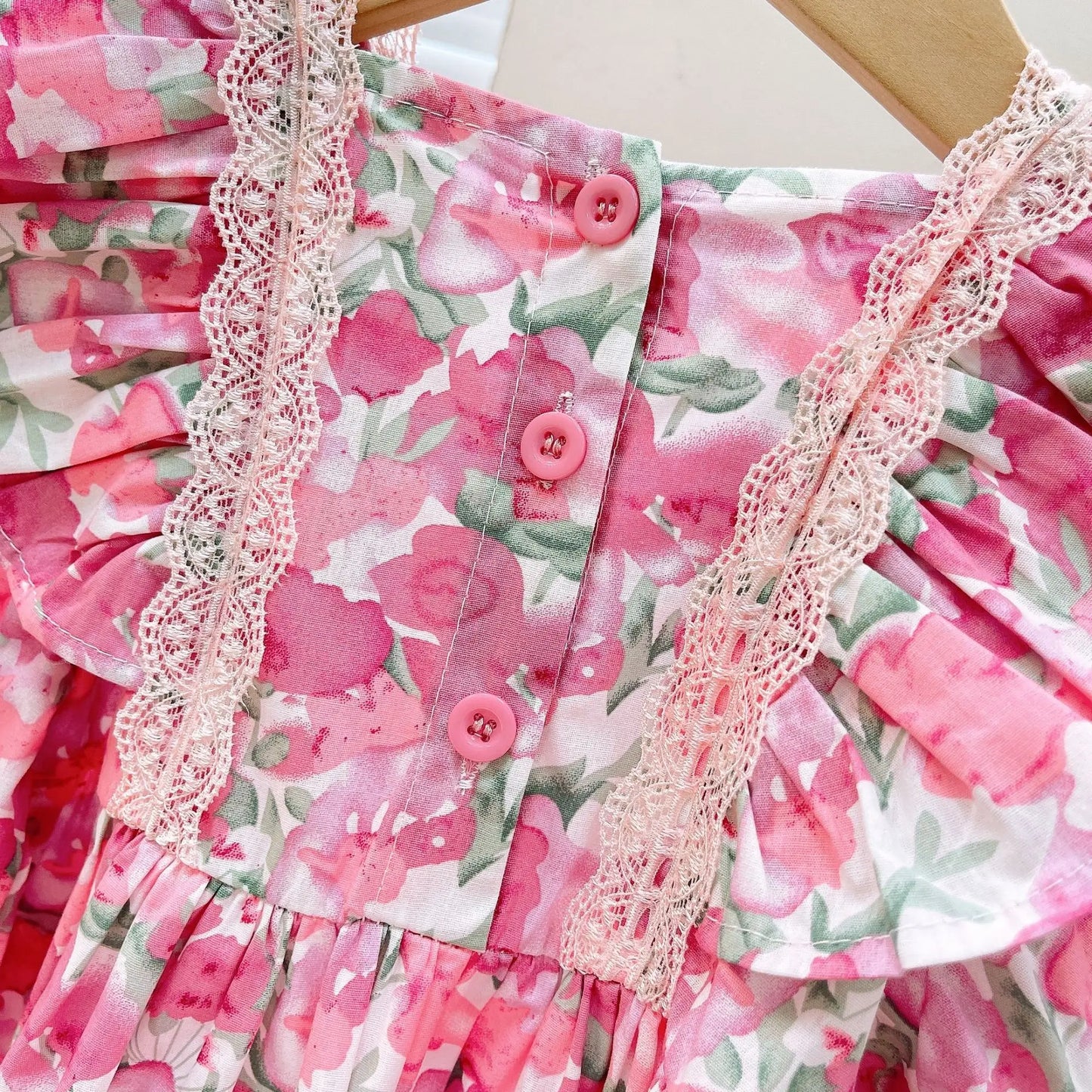 Children's Floral Print 2pcs Clothes Outfit Set