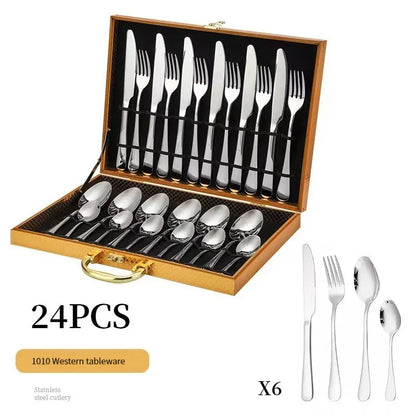 Stainless Steel Western Tableware Set