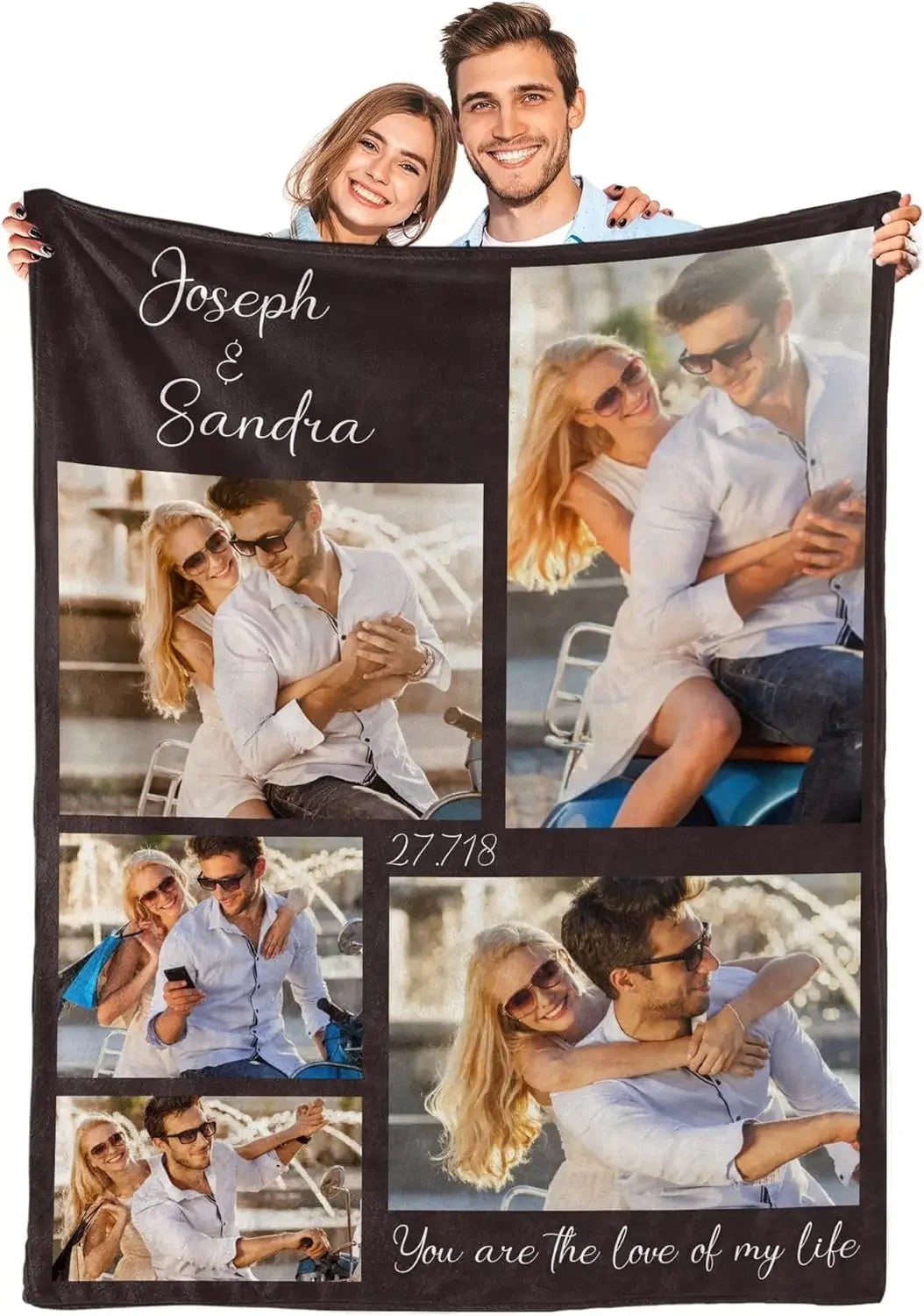 Couvertures photo pour cadeau de Noël, d'anniversaire ou de Saint-Valentin pour petit ami