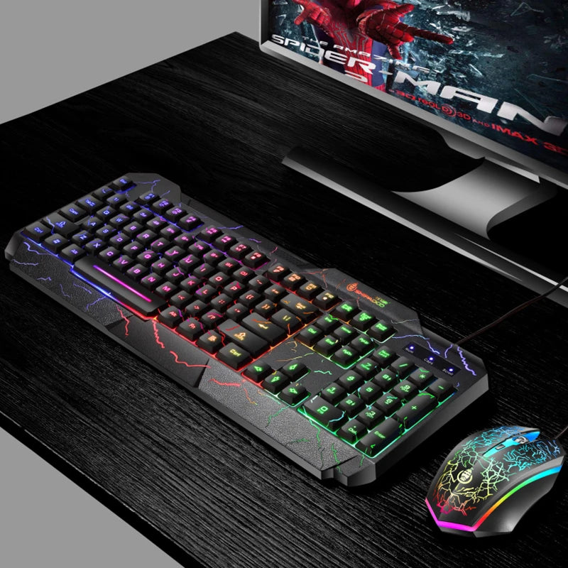 Gaming-Tastatur- und -Maus-Set