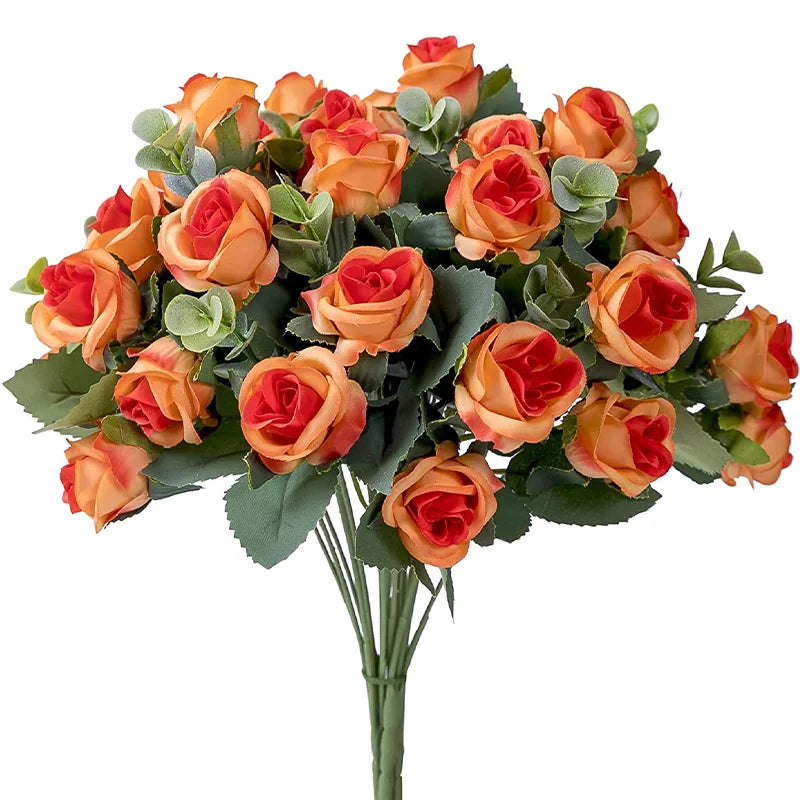 Elegant Silk Rose Peony Bouquet - Wedding & Home Decor