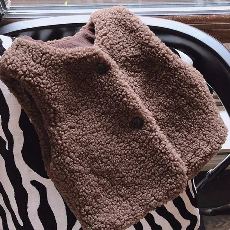 Cozy Baby Lamb Wool Vest