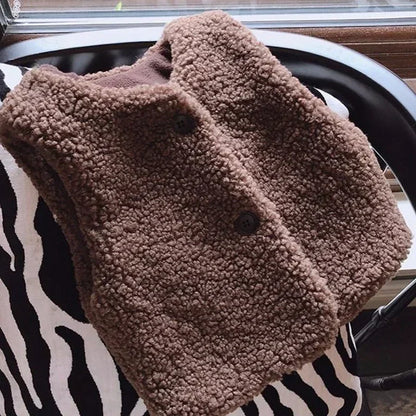 Cozy Baby Lamb Wool Vest