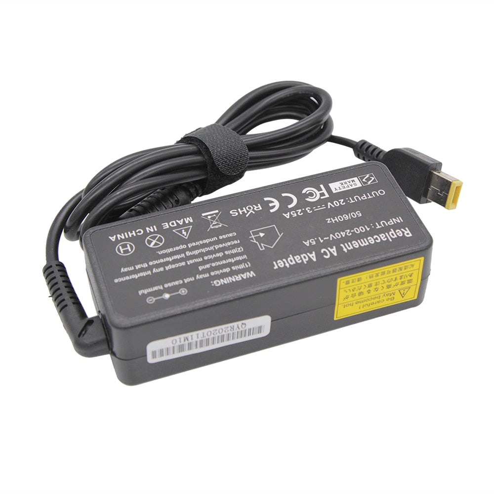 65W USB Laptop Charger for Lenovo Thinkpad