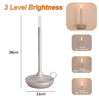 Rechargeable Waterproof LED Candlelight Camper Lamp