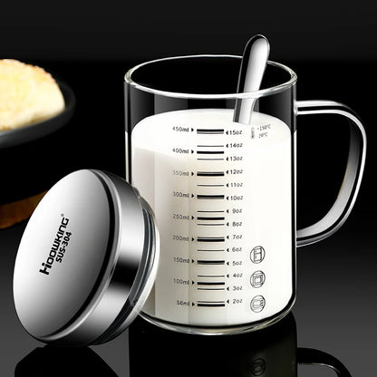 Gobelets doseurs borosilicatés multifonctions de qualité alimentaire