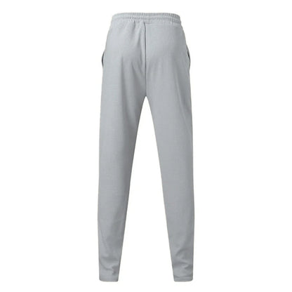High Waist Men's Waffle Suit Pants