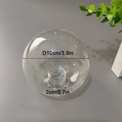 2cm Clear Ball Glass Pendant Lamp Globe