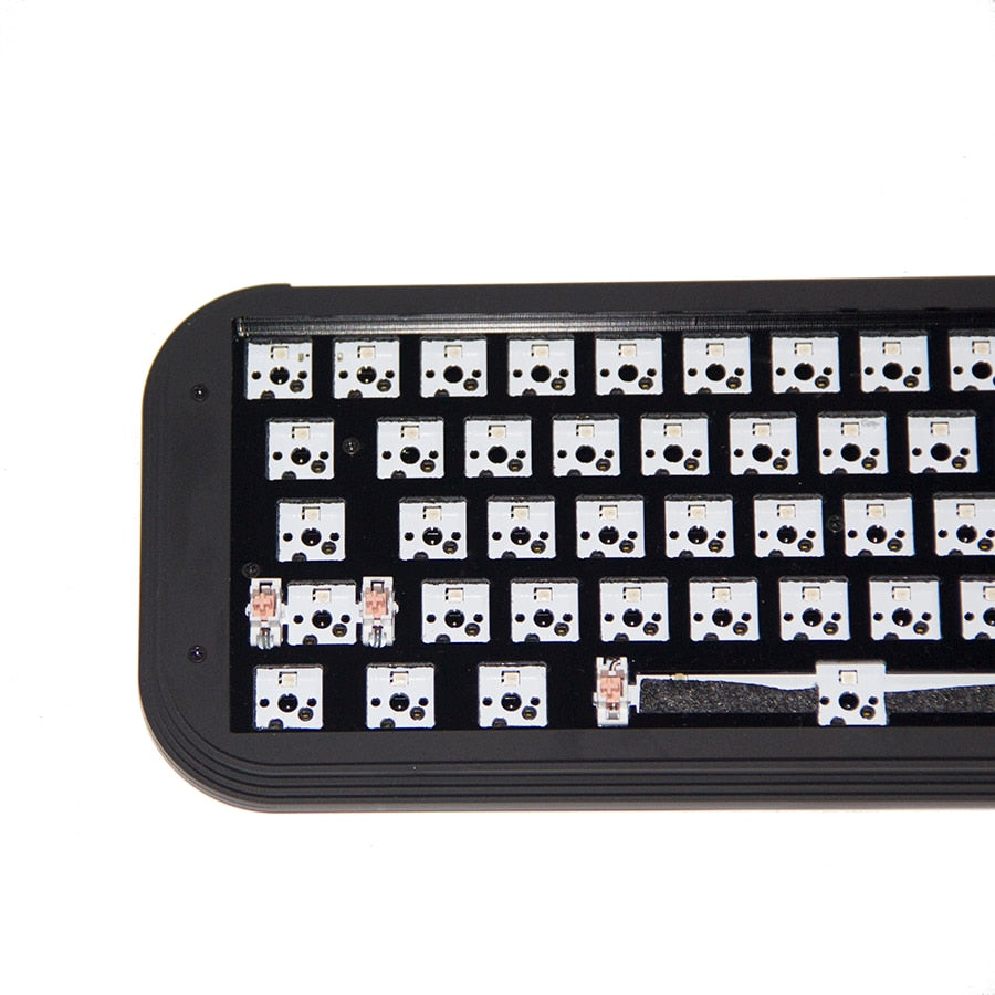 Cute Cat Black 64-Key RGB DIY Keyboard Kit