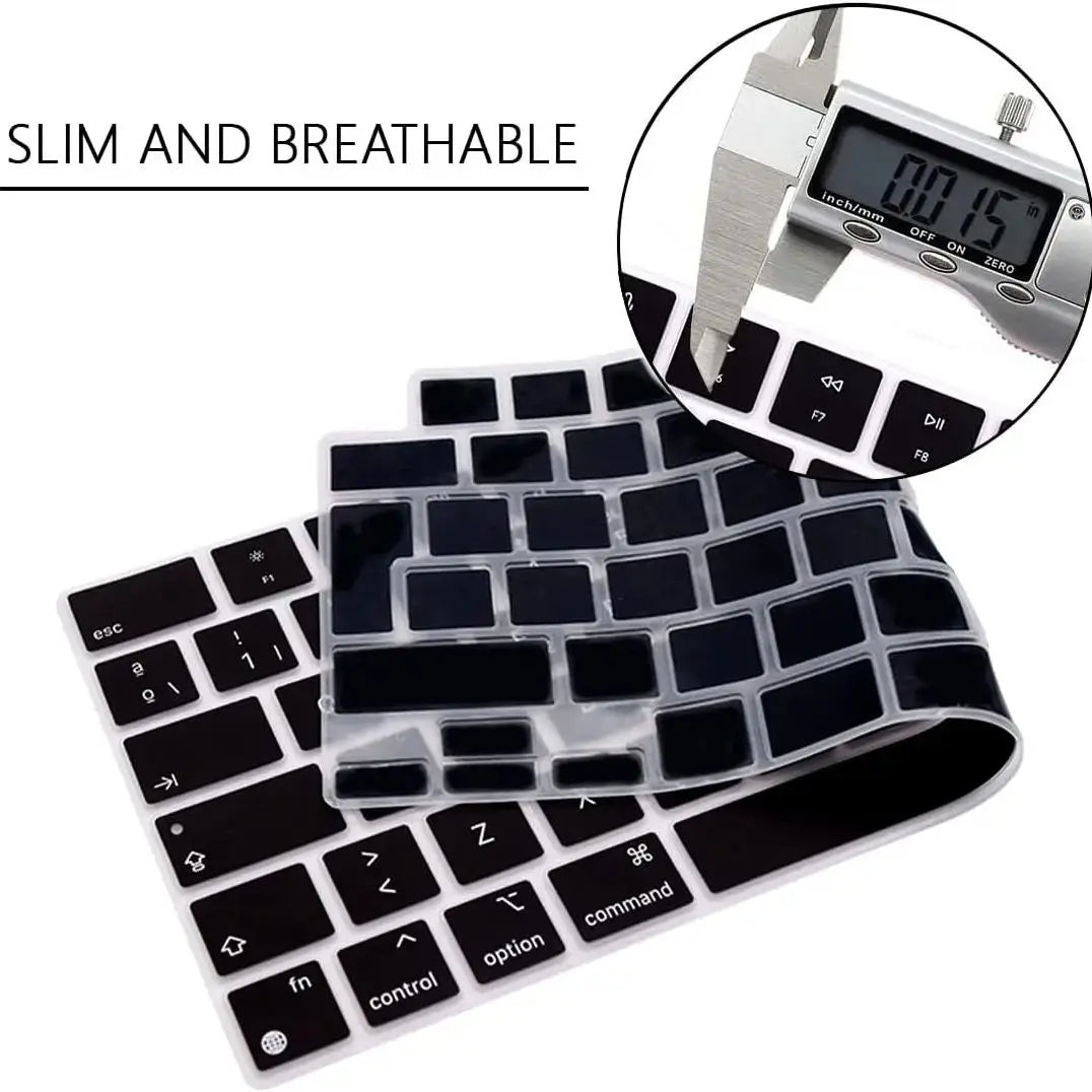 Housse de clavier espagnol pour MacBook Air/Pro (13,6" - 15,3")