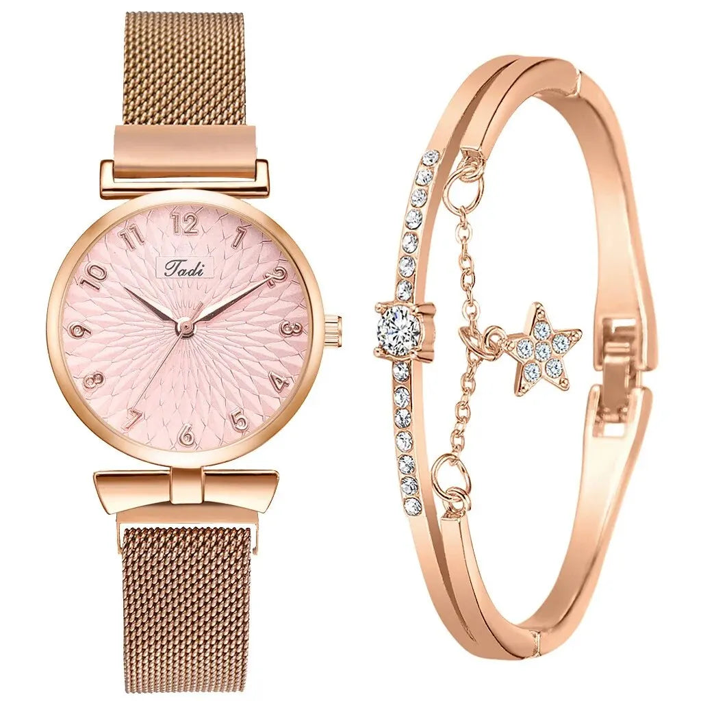 Rose Gold Women's Bracelet Watches