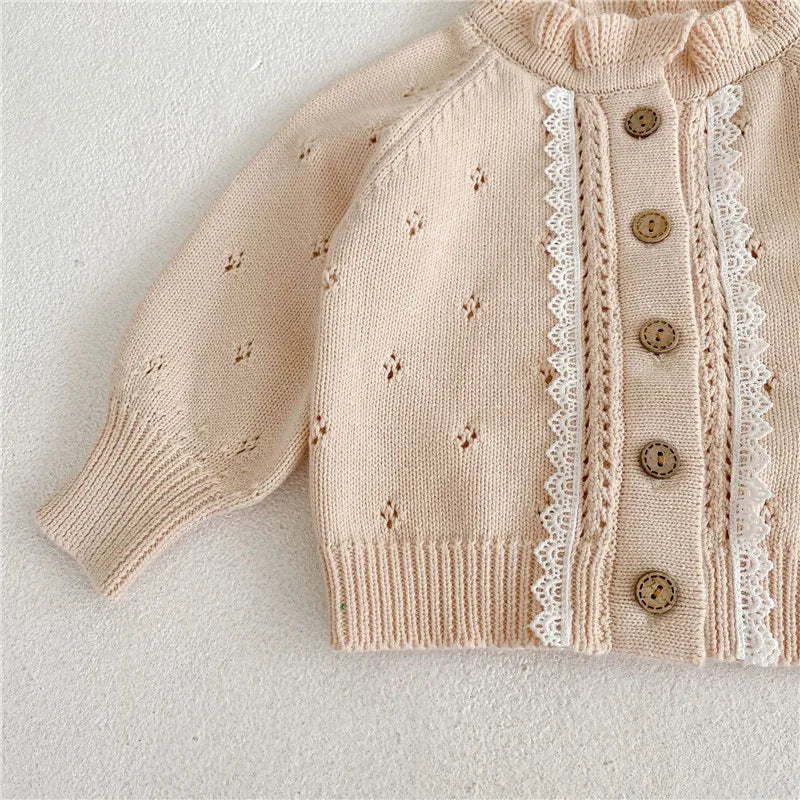 Autumn Baby Girl's Lace Cardigan