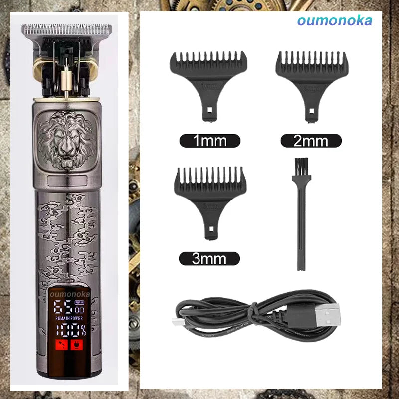 Rechargeable Electric Shaver for Men - T9 Hair Cutting Machine