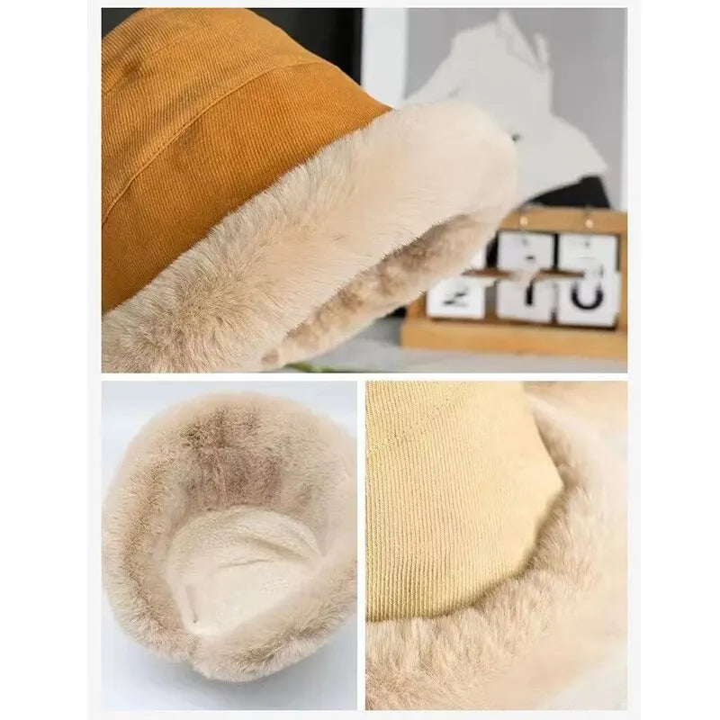 Winddichter Fischerhut für den Winter für Damen