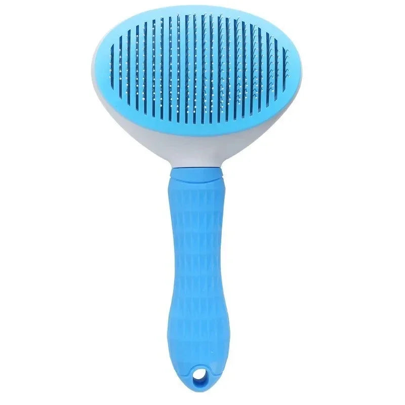 Peigne de brosse à cheveux en acier inoxydable pour toilettage pour animaux de compagnie