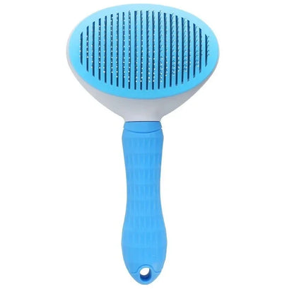 Peigne de brosse à cheveux en acier inoxydable pour toilettage pour animaux de compagnie