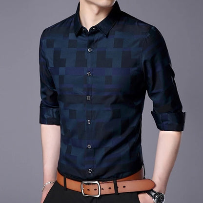 Men's Formal Long Sleeve Office Shirt