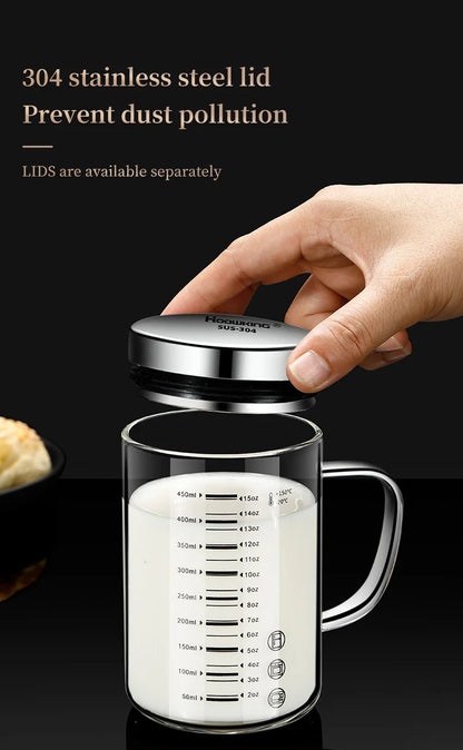 Gobelets doseurs borosilicatés multifonctions de qualité alimentaire