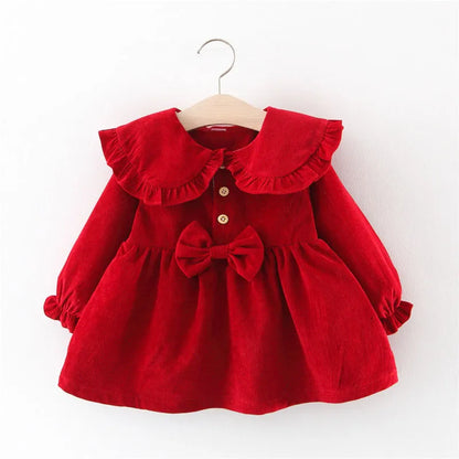 Cartoon Knit Baby Dress