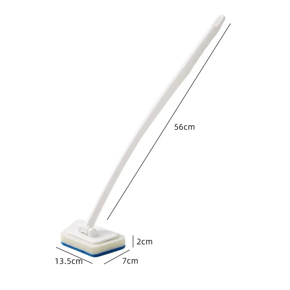 Brosse murale multifonction pour salle de bain - Manche long