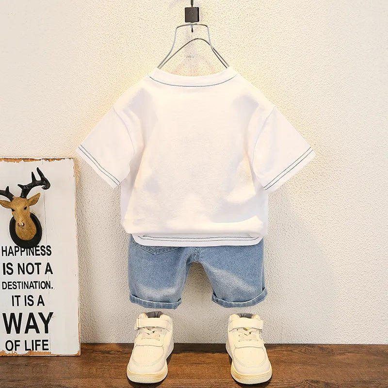 Fashion baby boys T-Shirt  sets 0-6 Years