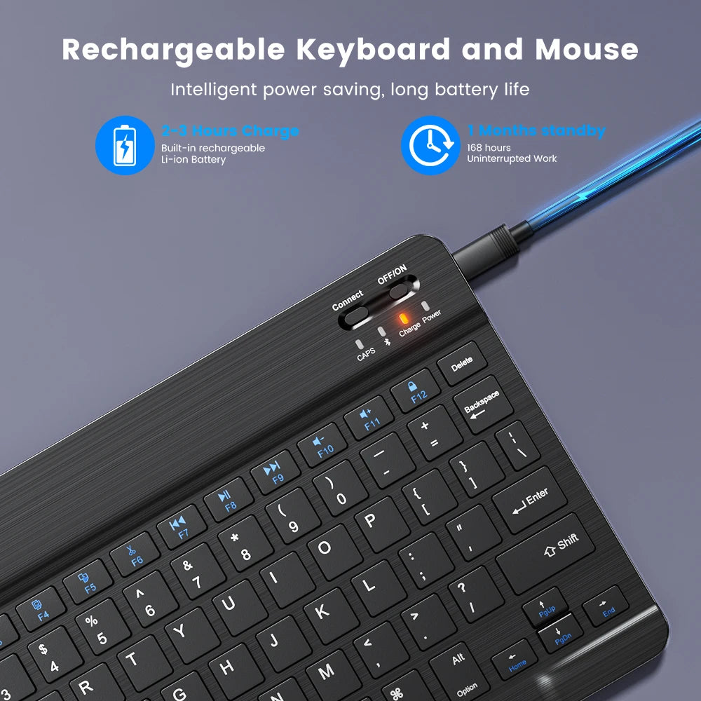 Kabellose Bluetooth-kompatible Gaming-Tastatur für verschiedene Geräte 