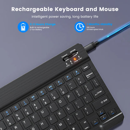 Kabellose Bluetooth-kompatible Gaming-Tastatur für verschiedene Geräte 