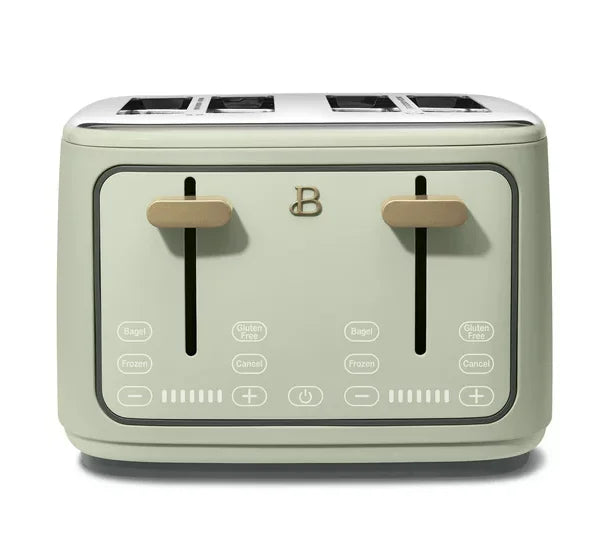 4-Slice Black Toaster - Home Kitchen Appliance