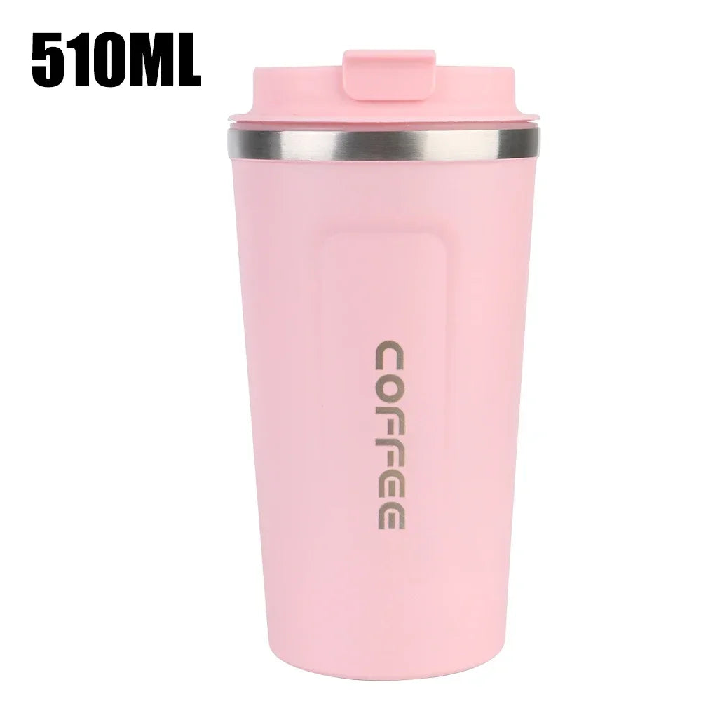 Tasse à café thermos en acier inoxydable de 510 ml avec affichage de la température