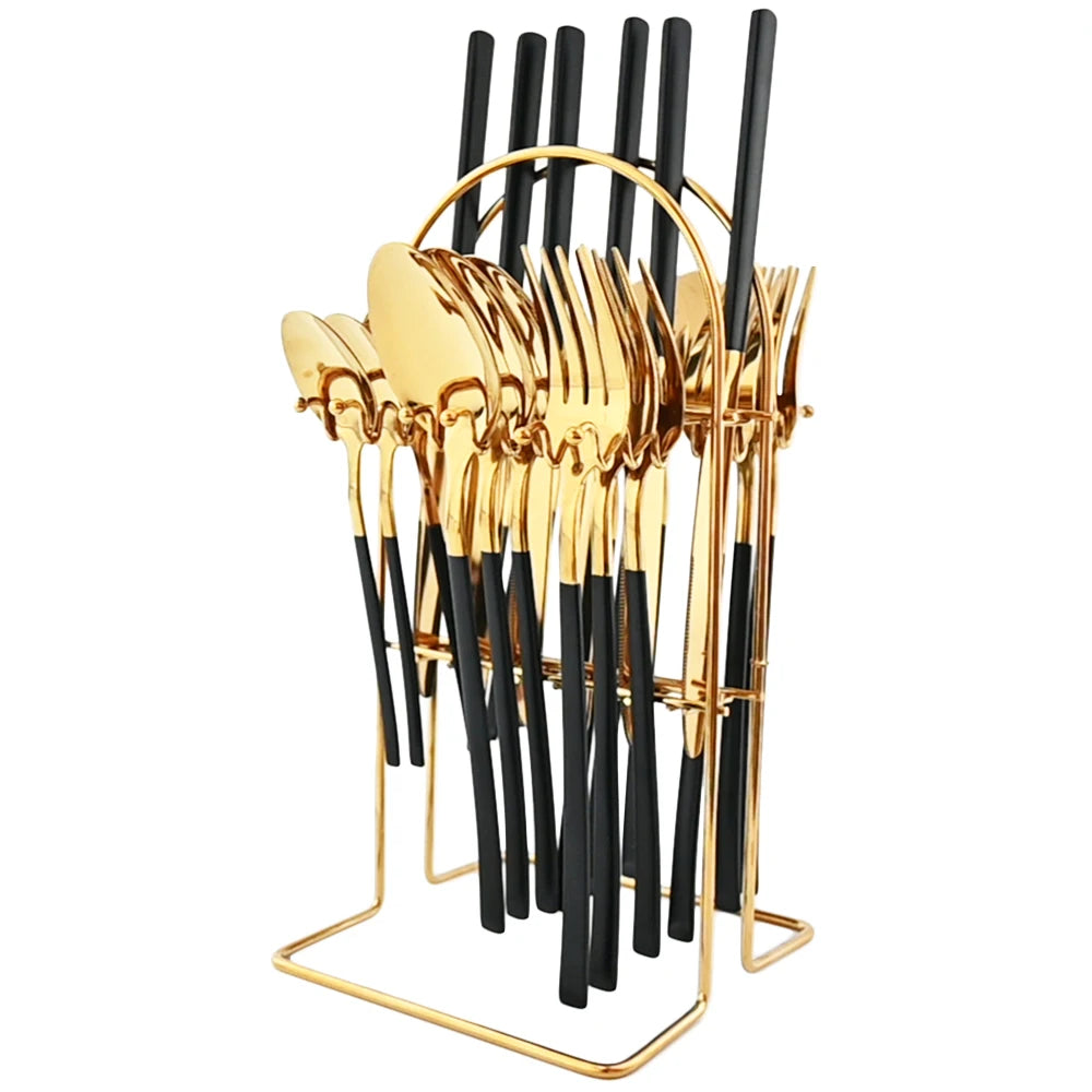 Ensemble de vaisselle étoile en acier inoxydable