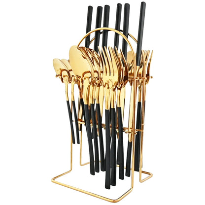 Ensemble de vaisselle étoile en acier inoxydable