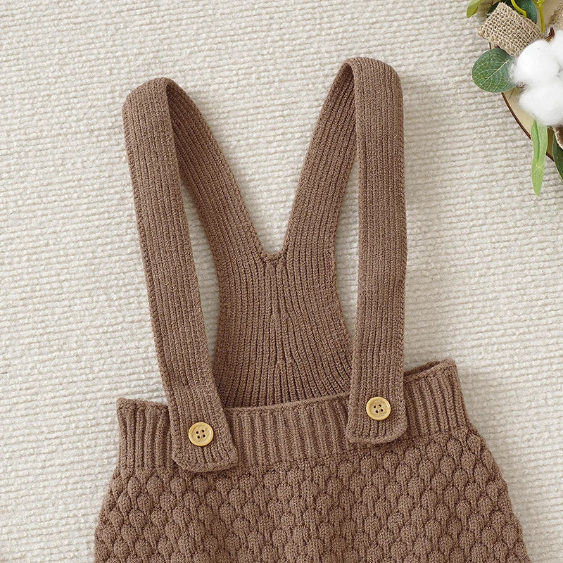 Newborn Baby Fashion Solid Sleeveless  Rompers