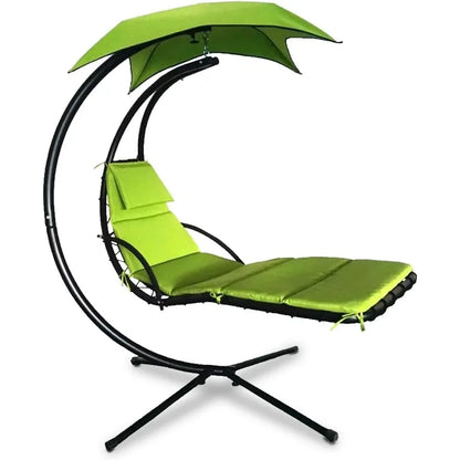 Best Choice Products Hanging Curved Chaise Lounge