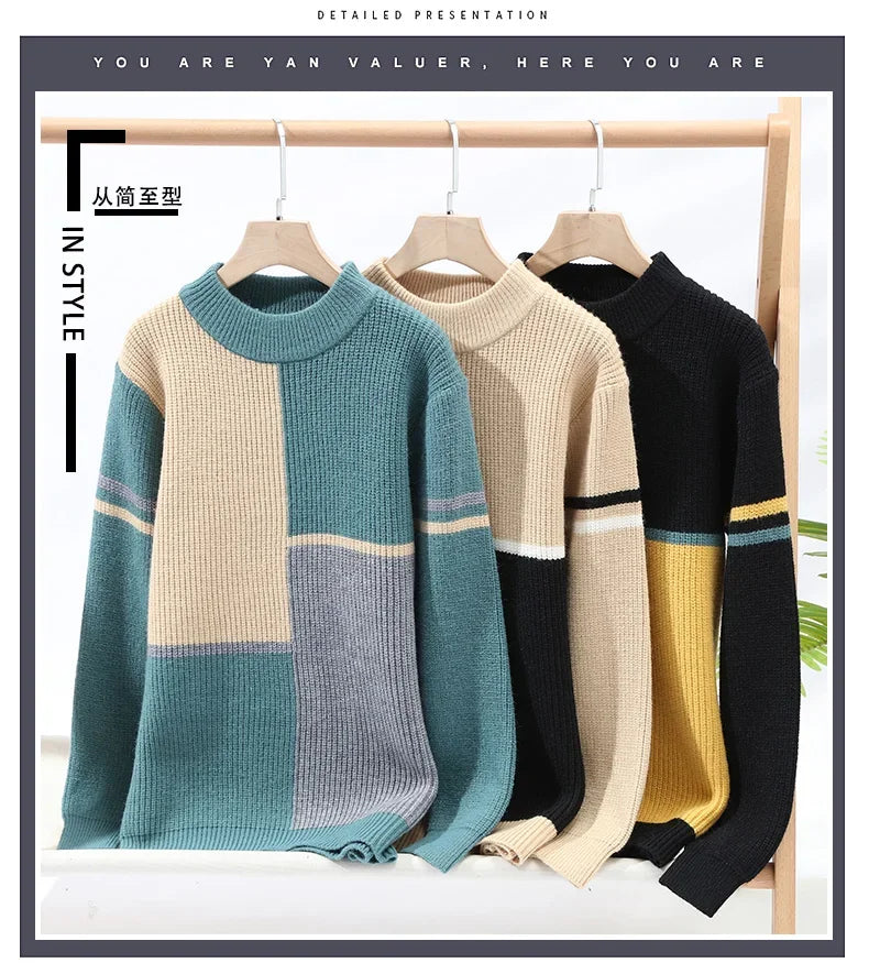 Pull tricoté ample pour hommes