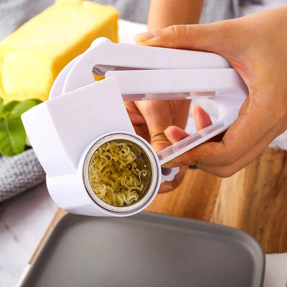 Hand-Cranked Rotating Cheese Grater