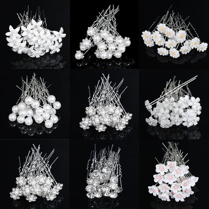Pearl Wedding Hairpins