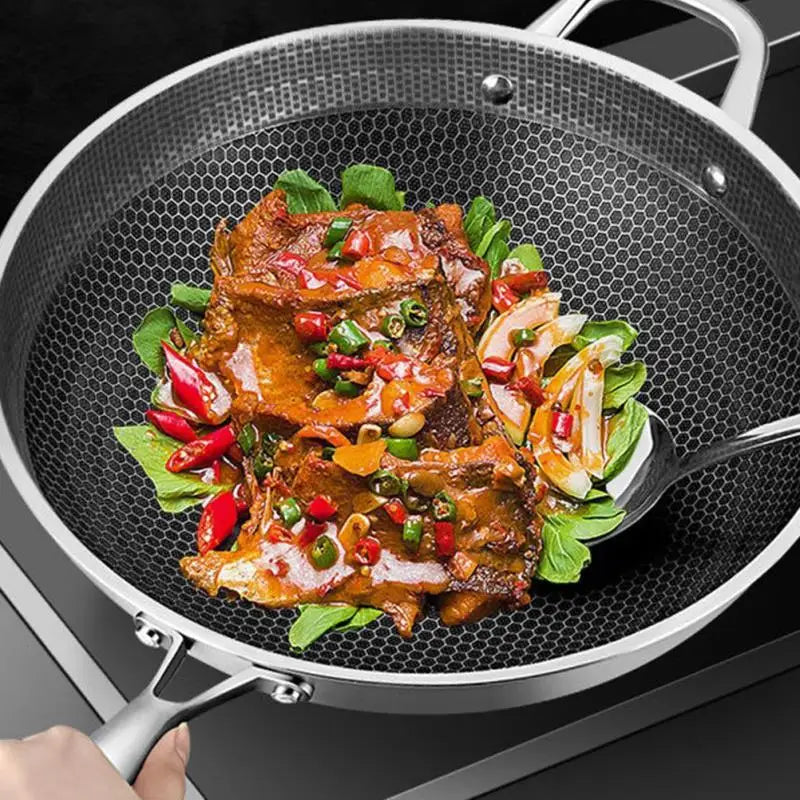 Nonstick Wok Pan Steak Cooking Pot