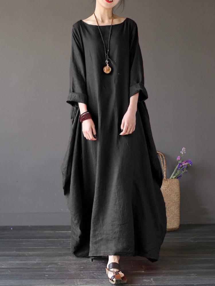 Baggy-Maxikleid für Damen