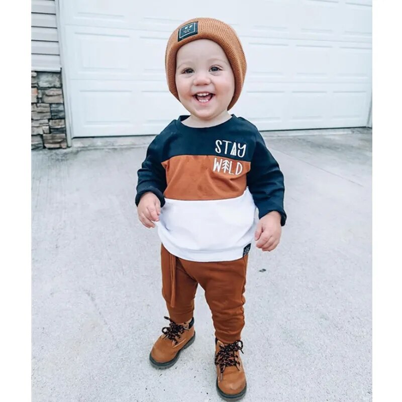 Toddler Boy Autumn Clothes Set