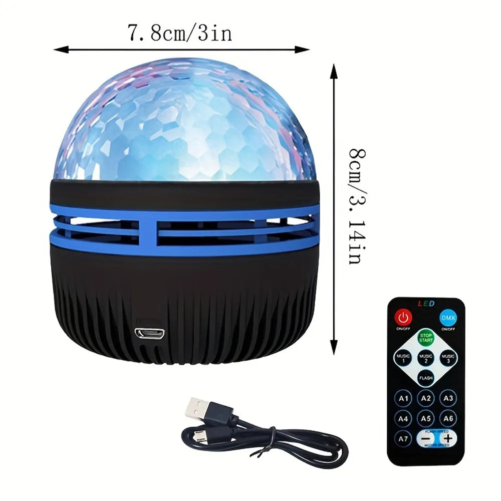 LED Starry Galaxy Projector RGB Aurora Lamp with Smart Remote