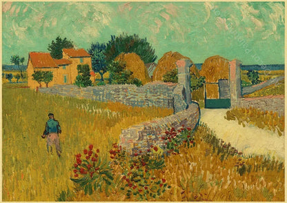 Impression sur toile sans cadre La nuit étoilée de Van Gogh