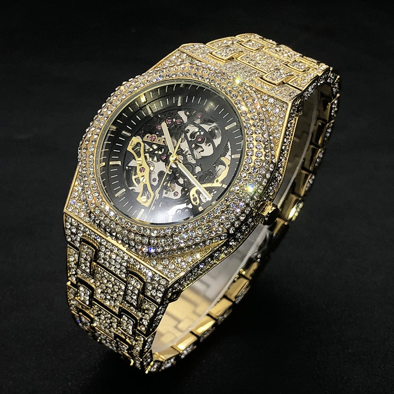 Luxury Hip Hop Tourbillon Watch