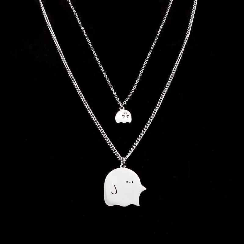 Ghost & Monster Couple Necklaces