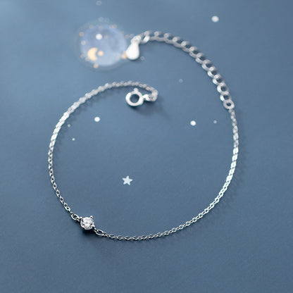 925 Silver CZ Sparkling Bracelet