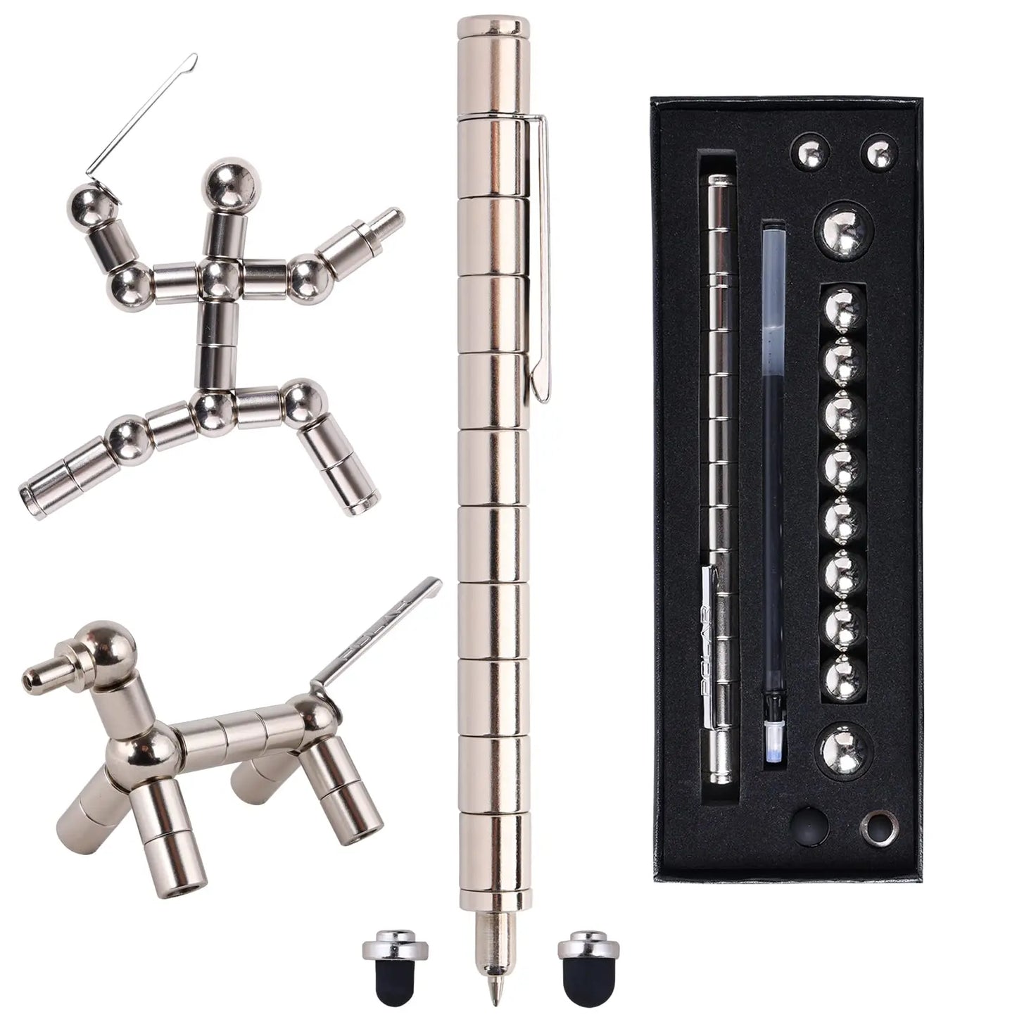 Stylo magnétique multifonction – Cadeau anti-stress 