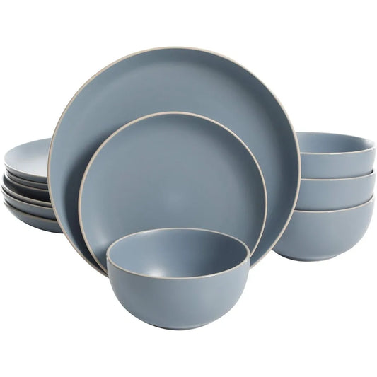 12-Piece Dinnerware Set in Cream
