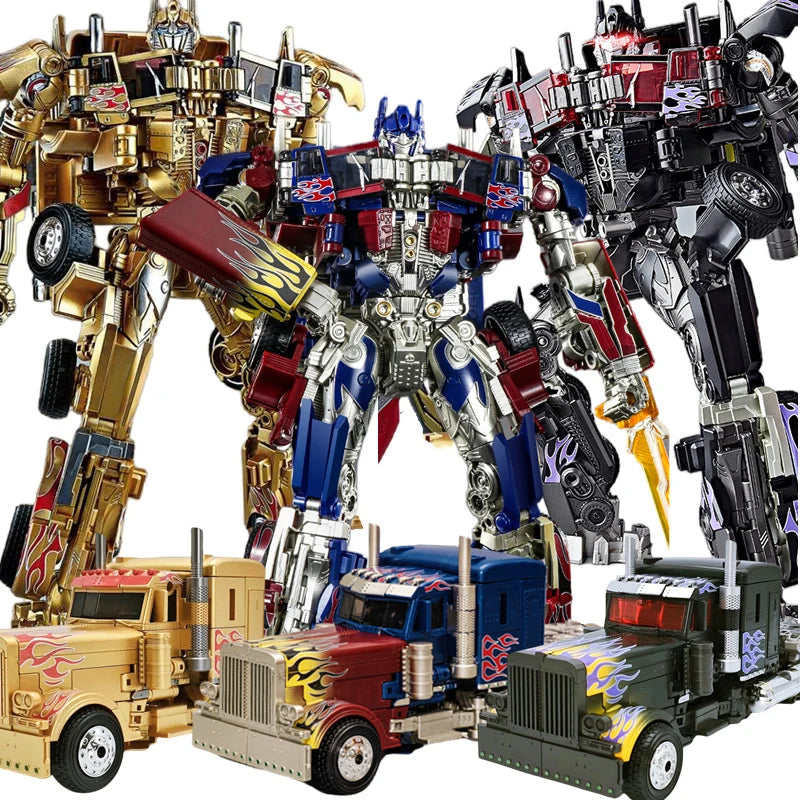 30CM Optimus Prime Transformation Robot Toy Star Commander Alloy Car Action Figure Deformation Anime Model