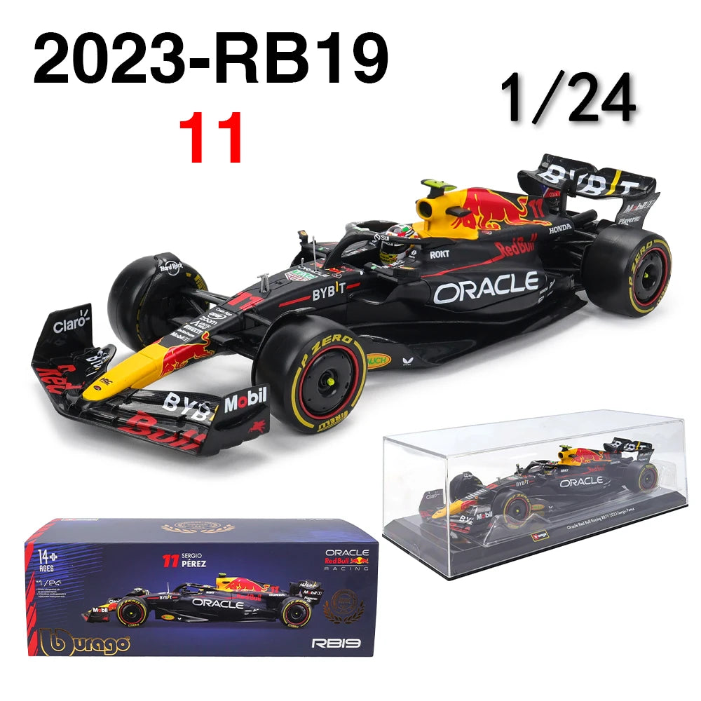 Mercedes-AMG F1 W14 2023 #44 Hamilton #63 George Red Bull RB18 Alloy Formula One Die-Cast Car Model