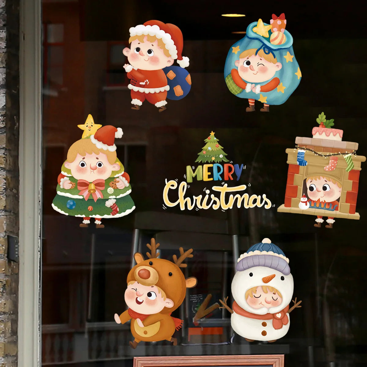 DIY Christmas Window Stickers for Festive Home Decor