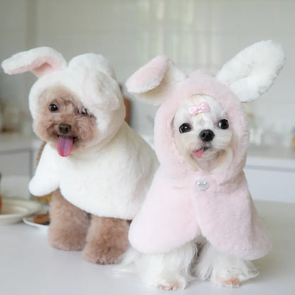 Rabbit Dog Winter Pet Clothing Set